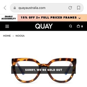 QUAY Noosa - tortoise shell